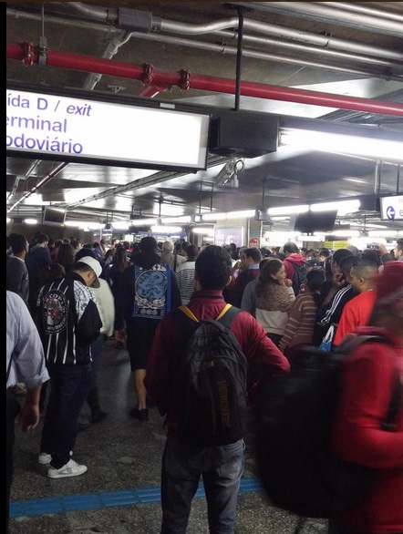 Estação Jabaquara do Metrô - Linha 1-Azul
