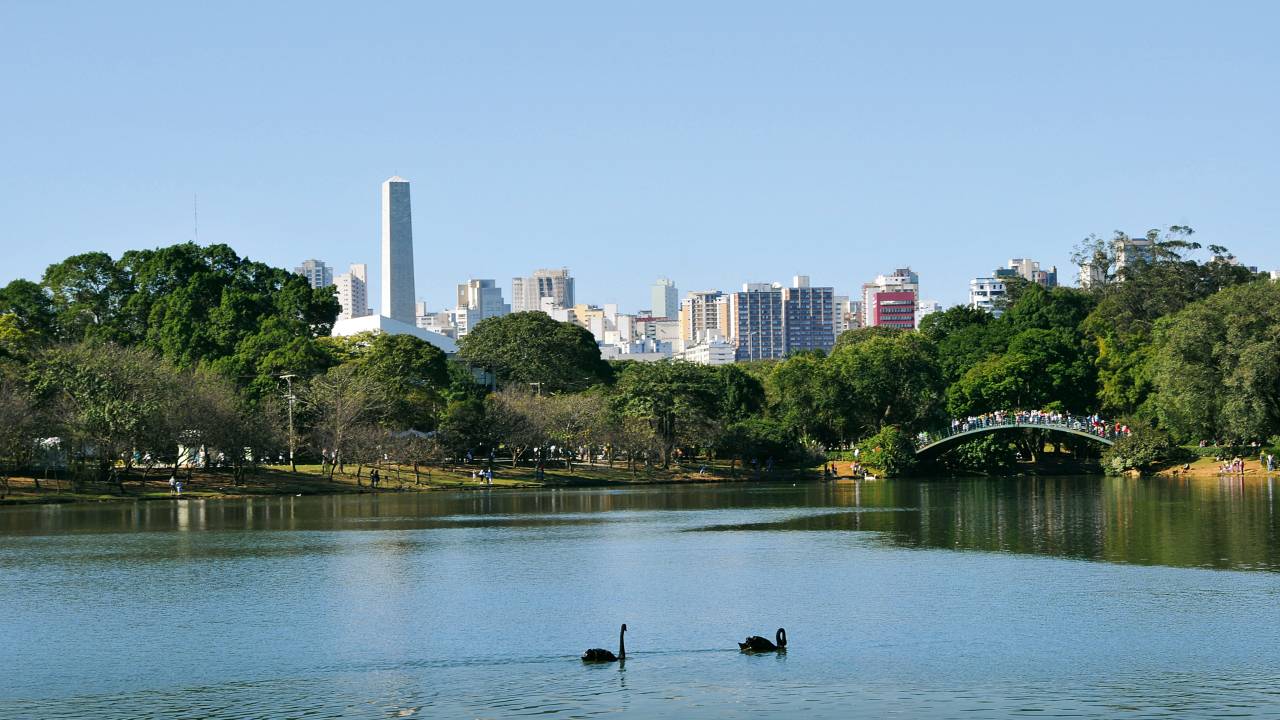 Parque do Ibirapuera em dia de sol: bom programa para domingo