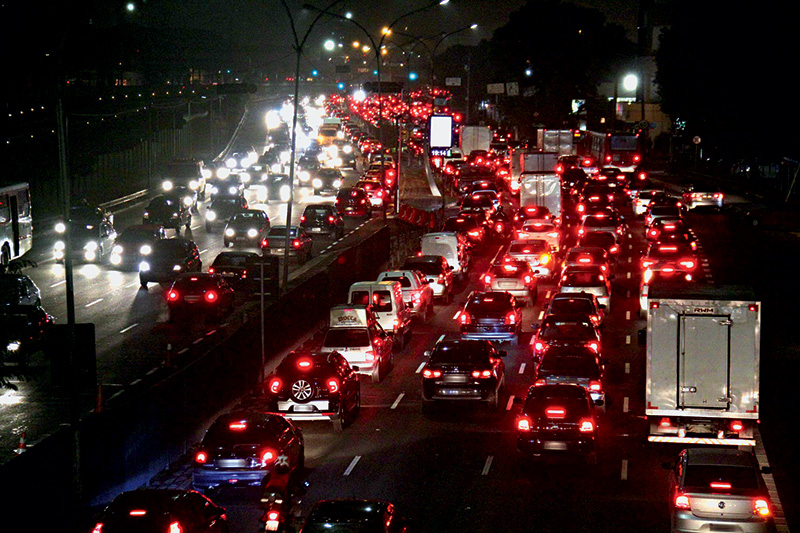 trânsito - congestionamento