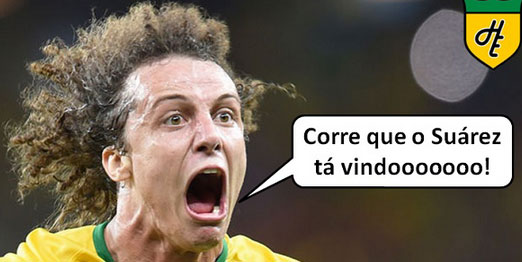 Internautas brincam com as “canetas” em David Luiz