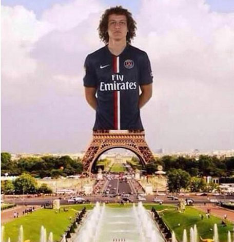 Internautas brincam com as “canetas” em David Luiz