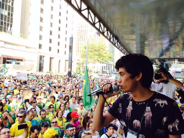 Kim Kataguiri, do Brasil Livre: "Não tem que fazer o PT sangrar, tem que dar um tiro na cabeça do PT"