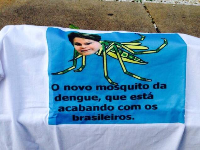 	Presidente Dilma foi comparada ao mosquito da dengue