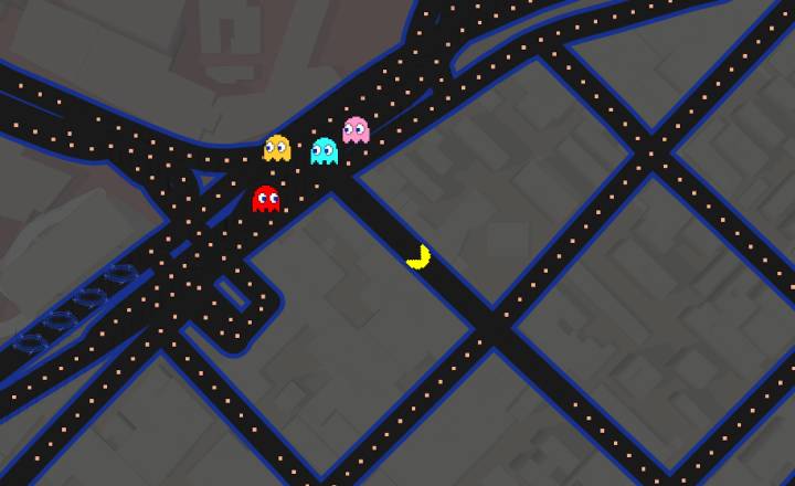 Aberto até de Madrugada: Google Maps ganha modo Pac-Man (e Ingress