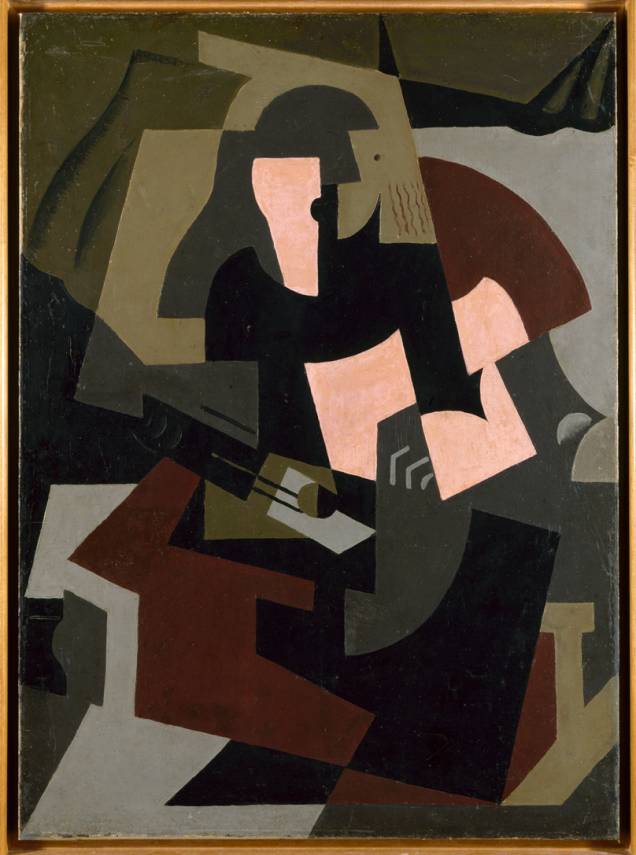 Mulher com Guitarra (1917), de María Blanchard