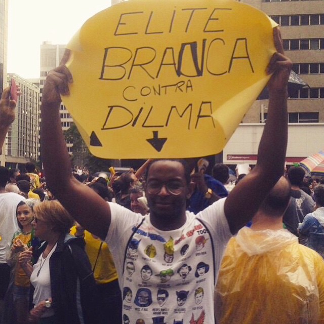 Elite branca contra Dilma"