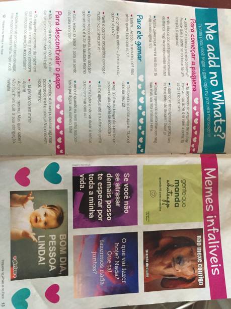 Revista é duirecionada para meninas adolescentes: #paqueravirtual