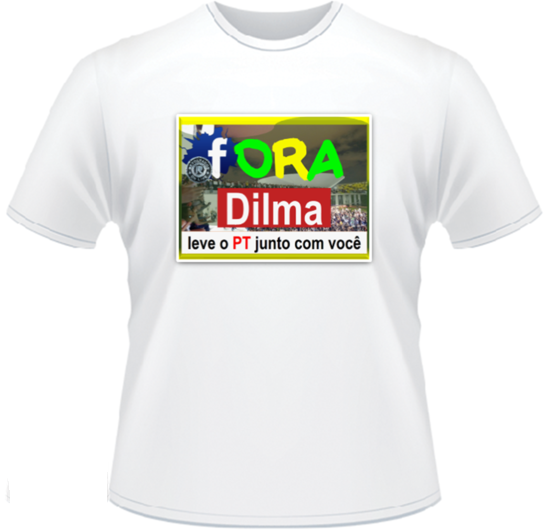 Fora Dilma: uma das mais vendidas Fora Dilma: uma das mais vendidas