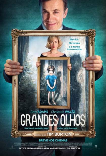 Grandes Olhos: pôster do filme