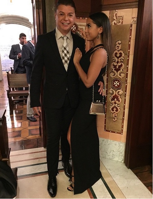 David Brazil postou foto antes do casamento