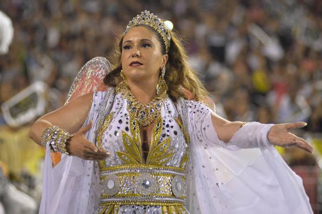 Maria Rita integrou a comissão de frente Maria Rita integrou a comissão de frente