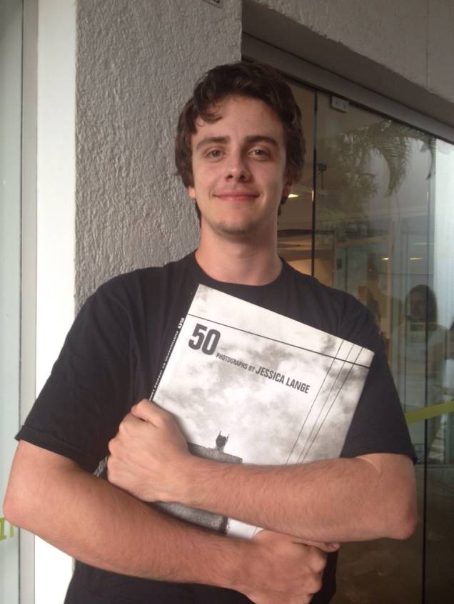 Carlos Müller, de 20 anos: veio de Porto Alegre para o evento