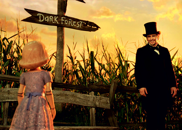 James Franco é o protagonista da aventura de fantasia Oz - Mágico e Poderoso