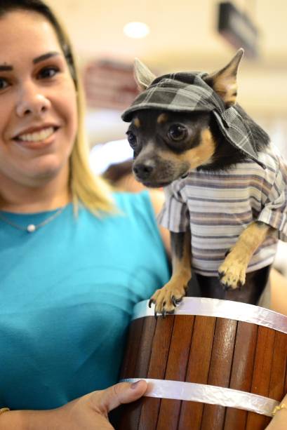 	Cerca de cinquenta cachorros foram ao evento