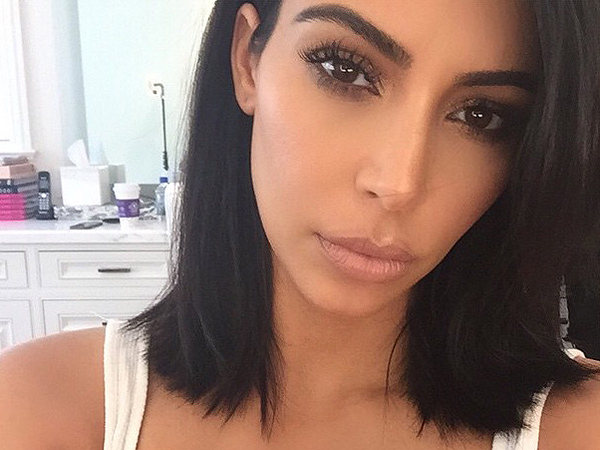 kim kardashian corte de cabelo