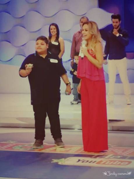 Cassio foi convidado para participar do programa da apresentadora Eliana