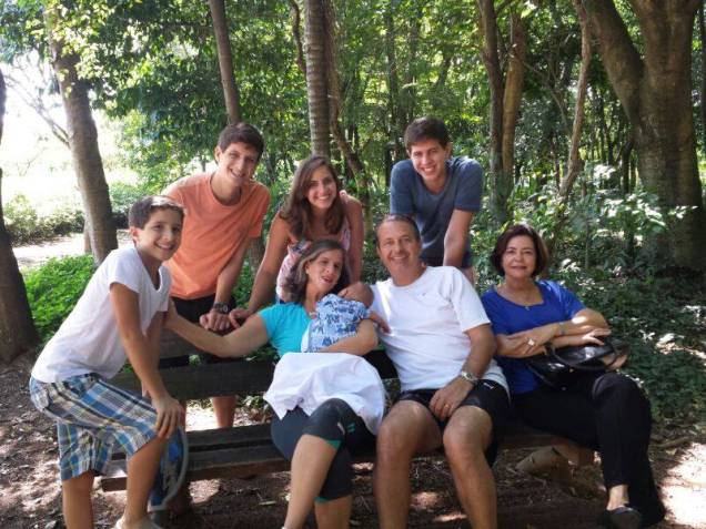 	No Parque Villa-Lobos, após a mudança recente da família para São Paulo
