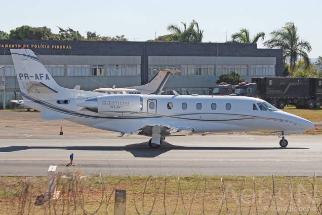 	O avião CESSNA 560XL Citation Excell, igual ao usado por Eduardo Campos durante a campanha