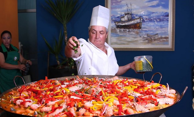 Festival de pescado da Ceagesp: paella