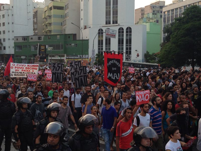 Protesto Movimento Passe Livre MPL