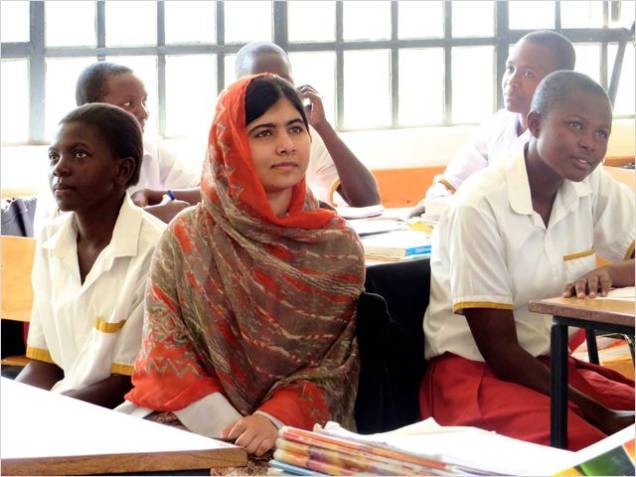 Malala: a garota em uma escola da África