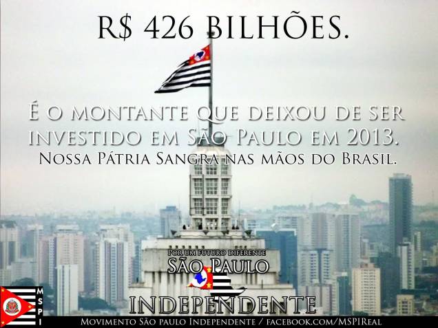 A bandeira do estado está sempre muito presente nas mensagens da página de Facebook do grupo A bandeira do estado está sempre muito presente nas mensagens da página de Facebook do grupo