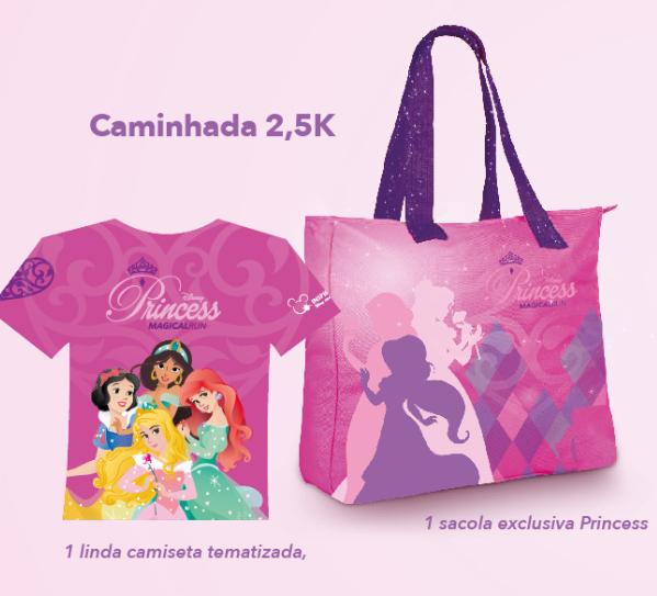 Princess Magical Run: kit para quem for participar da caminhada