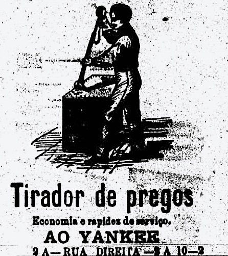Ilustrações simples nos reclames: ainda em preto e branco Ilustrações simples nos reclames: ainda em preto e branco