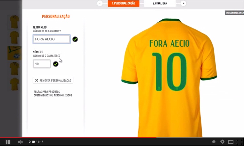Fora Aécio - Nike