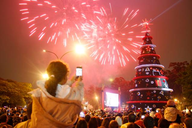 Natal Iluminado - Árvore do Parque do Ibirapuera em 2011