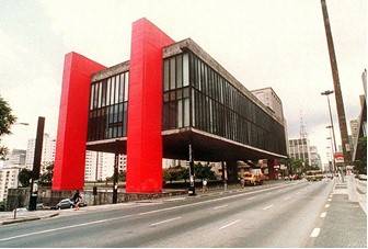 Masp, constru&ccedil;&atilde;o modernista do final da d&eacute;cada de 1940