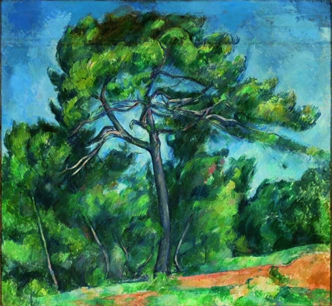 O Grande Pinheiro, 1890-1896, Paul Cézanne