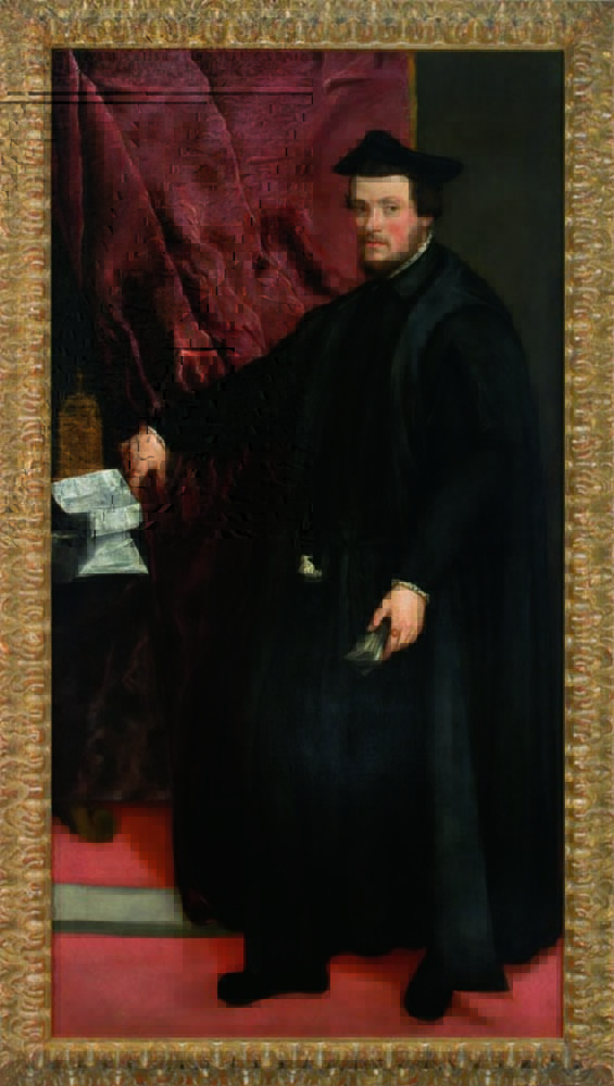 Retrato do Cardeal Cristoforo Madruzzo, 1552, Ticiano