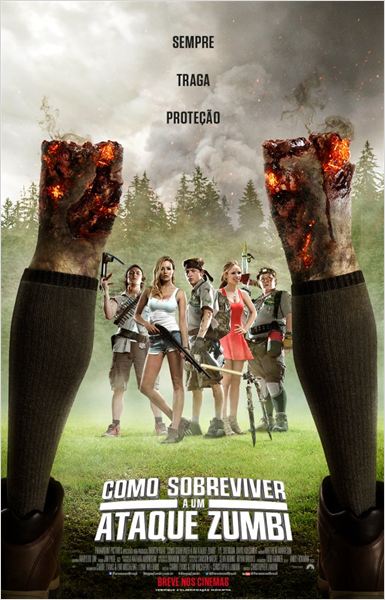 Pôster de Como Sobreviver a um Ataque Zumbi