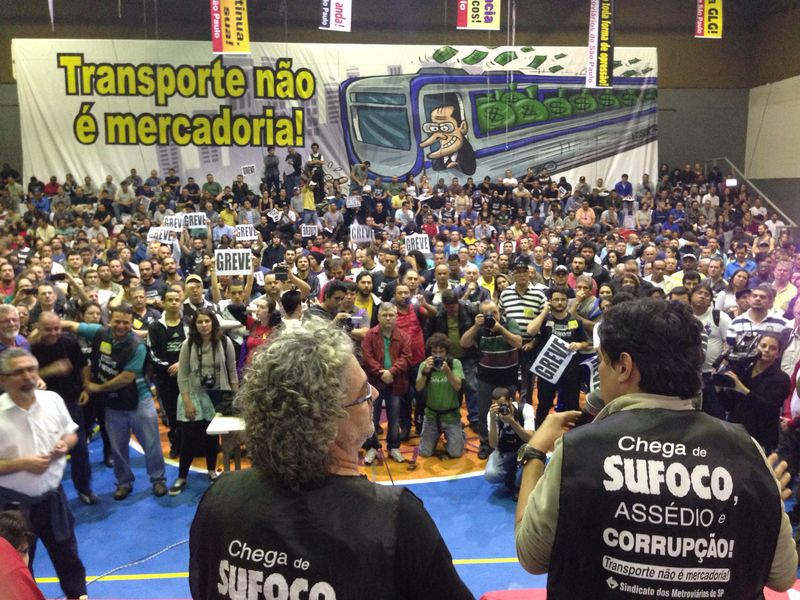 Greve Metrô Assembleia