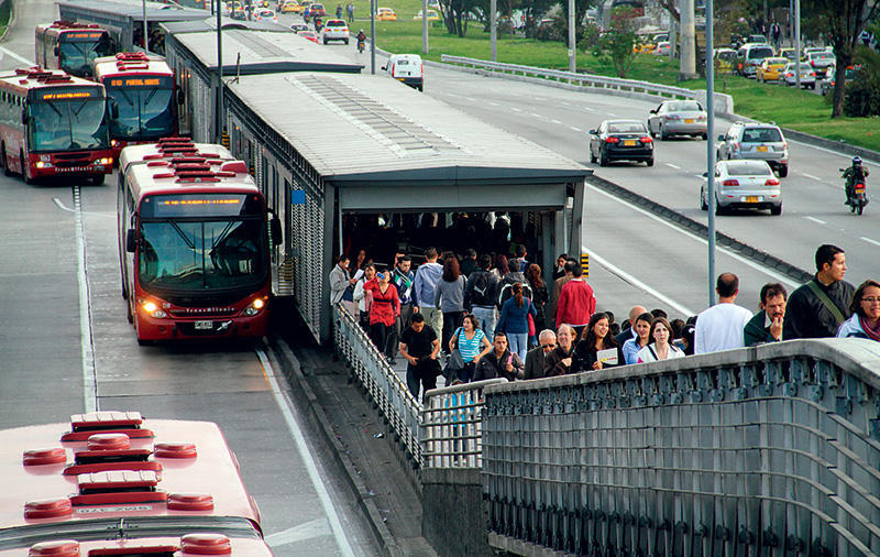 Ônibus em Bogotá