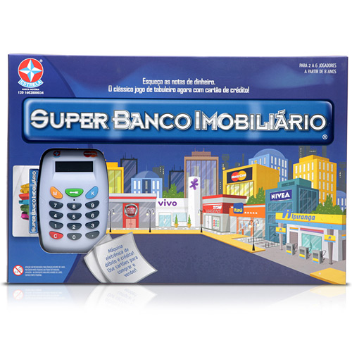 	Jogo Banco Imobiliário com Cartão