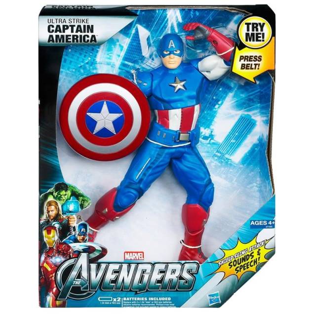Boneco Capitão América Eletrônico Boneco Capitão América Eletrônico