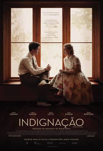 Indignação: pôster do filme Indignação: pôster do filme
