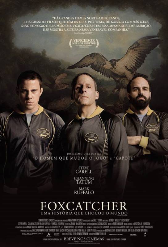 Foxcatcher - Uma História que Chocou o Mundo: pôster do filme