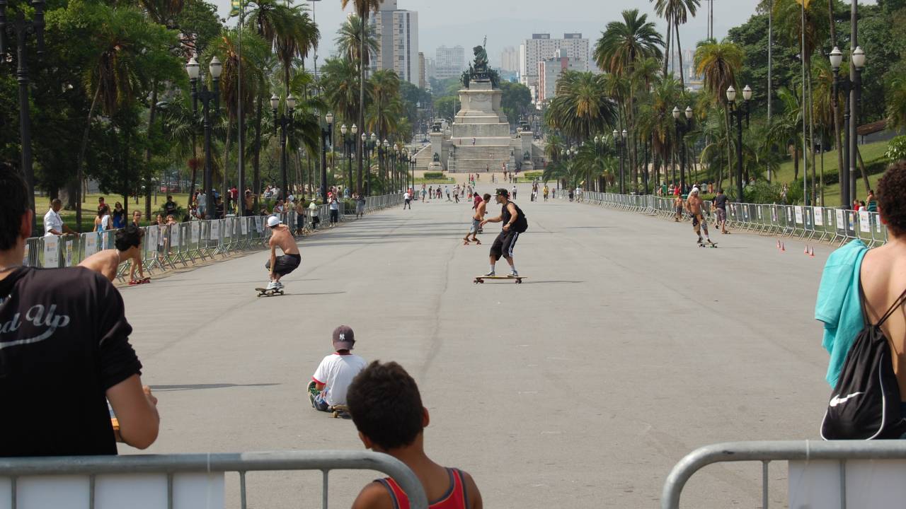Virada Esportiva Skate downhill - Parque da Independência
