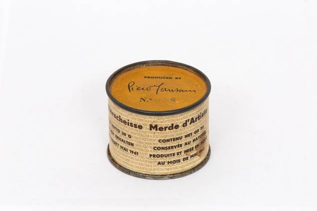 Latinha com fezes de Piero Manzoni Latinha com fezes de Piero Manzoni