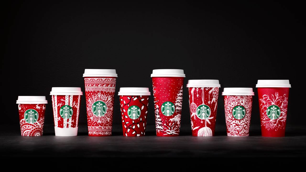 Starbucks - copos vermelhos natal