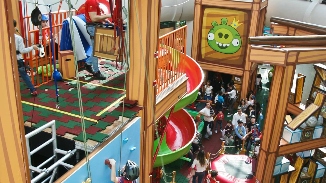 Parque Angry Birds - Mooca Plaza Shopping 3 - MARIO RODRIGUES