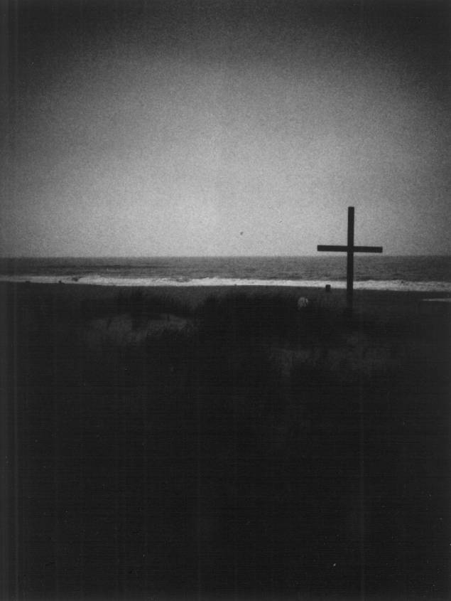Patti Smith -- Cross by the sea, Asbury Park, New Jersey, 2004