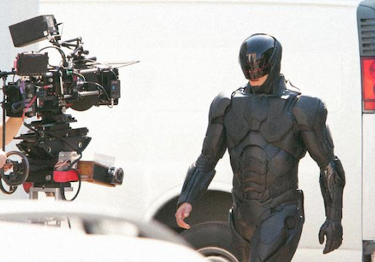 Imagem do set de Robocop: remake aguardado