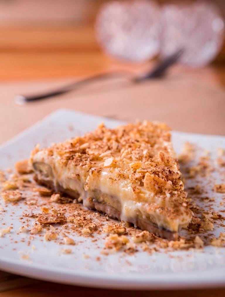 A torta de banana é uma injeção de glicose A torta de banana é uma injeção de glicose
