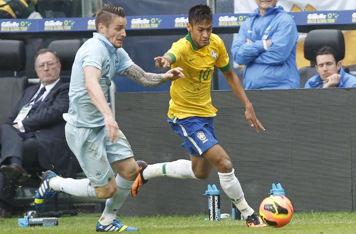 Seleção Brasileira Copa das Confederações Lucas Neymar