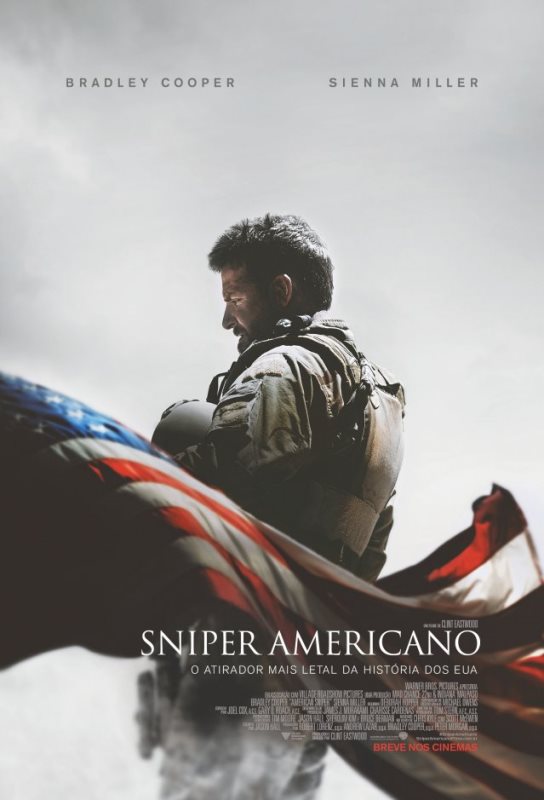 	Sniper Americano: pôster do filme