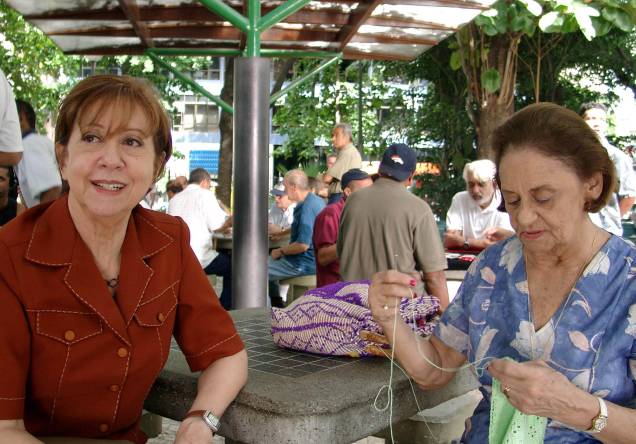 Fernanda Montenegro e Laura Cardoso no filme ‘O Outro Lado da Rua’